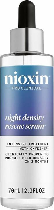 Nioxin Night Density Rescue Hair Thickening Serum für Männer und Frauen mit Ingwer und Koffein 70ml (70 ml)
