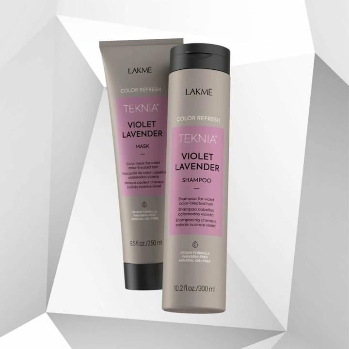Actual product image Lakmé Lakme Teknia Refreshing Violet Lavender Shampoo 1000ml (1000 ml, Liquid shampoo)