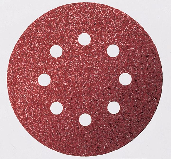 Bosch Professional Zubehör Sanding sheet C430, 125 mm, 80, 8 holes, Velcro, pack of 5 (80)