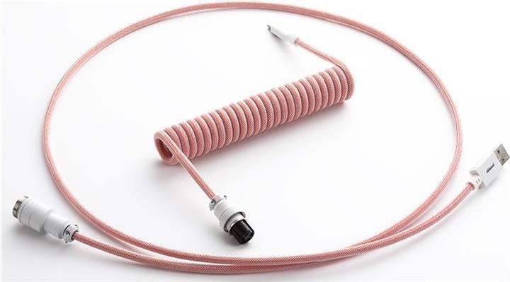 Produktbild CableMod Pro Coiled Keyboard Cable USB-C zu USB Typ A, Orangesicle (1.50 m, USB 2.0)