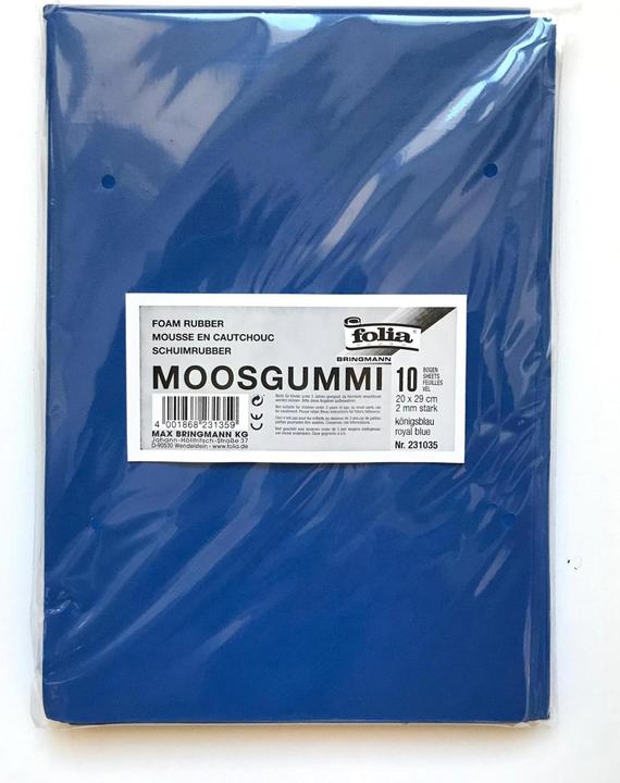 Produktbild Folia Moosgummi königsblau