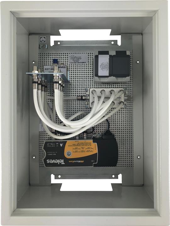 Actual product image Televes House connection MSR48AZ mounting cabinet pre-assembled
