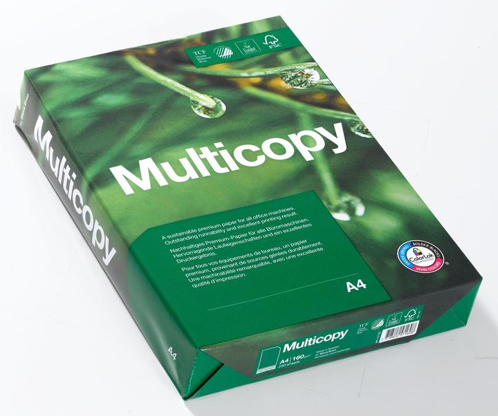 Actual product image Stora Enso Multifunctional paper MultiCopy Original, A4, 160 g, pakke a 250 ark (160 g/m², 21 x 29.7 cm)