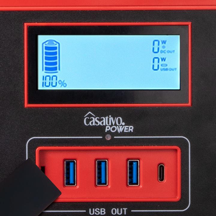 Produktbild Casativo Powerstation & Solar-Generator (800 Wh, 7 kg)