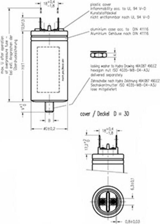 Immagine prodotto Condensatori motore MKP