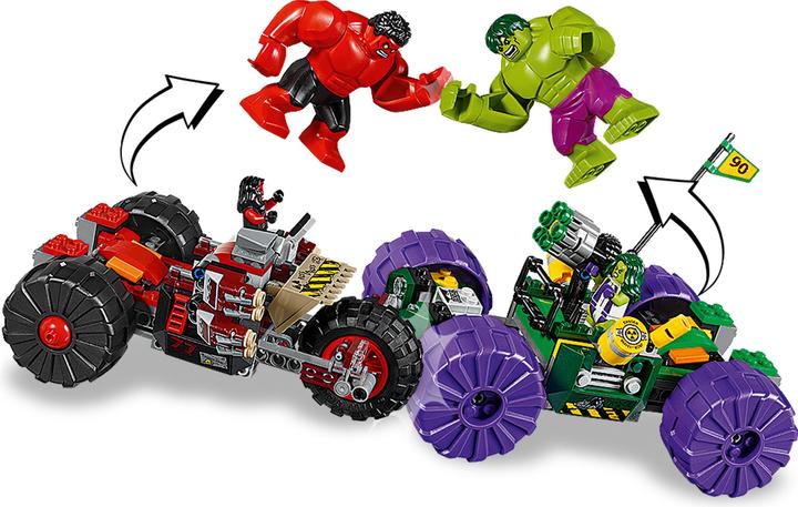 Produktbild LEGO Marvel Super Heroes Hulk gegen Red Hulk (76078, LEGO Marvel)