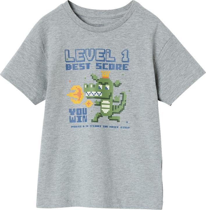 Actual product image Vertbaudet 2er-Pack Jungen Sommer-Schlafanzüge mit Gamer-Print (98, 104)