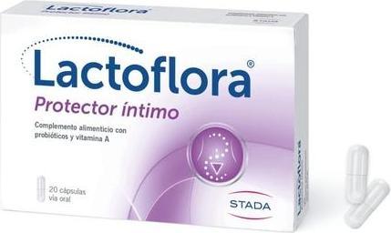 Actual product image Lactoflora Intimate Protector 20 Capsules (Intimate washing lotion)