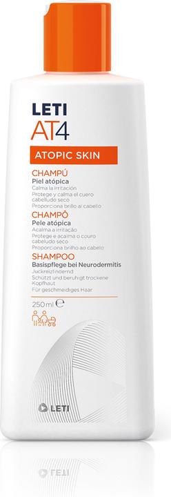 Actual product image Leti LETIAT4 Atopic Skin Shampoo, 250 ml Shampoo (250 ml, Liquid shampoo)