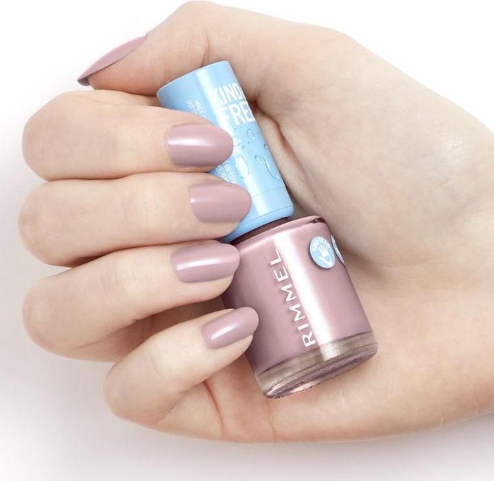 Actual product image Rimmel London Rimmel - Kind & Free Nail Polish - Nail Polish 8 ml - (154-milky bare, Colour paint)