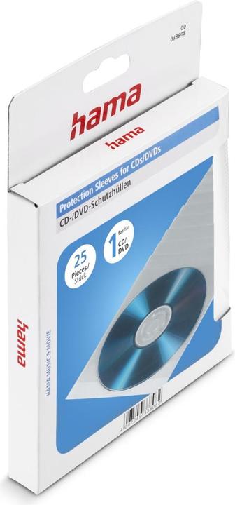 Produktbild Hama CD-/DVD-Schutzhüllen 25, Transparen
