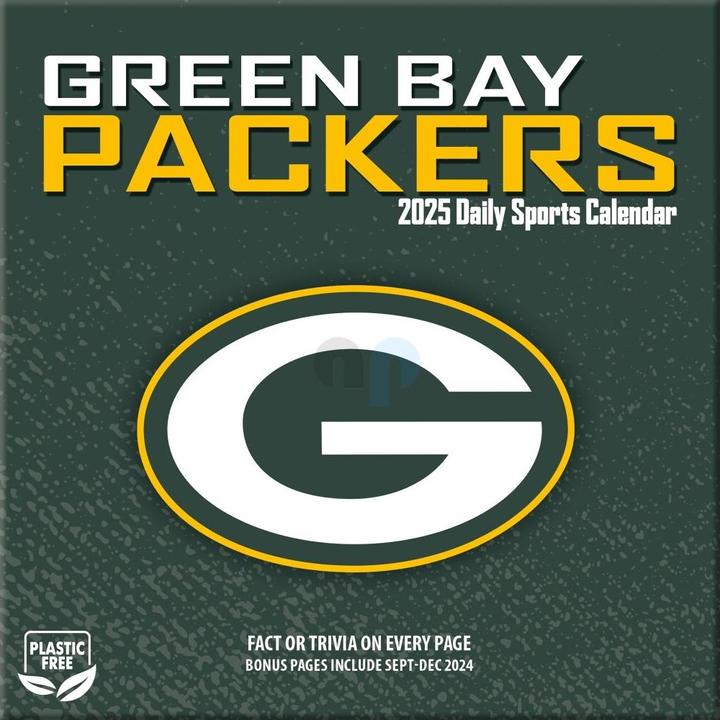Image du produit NFL - Green Bay Packers - Calendrier de bureau 2025 (Allemand, Français, Italien, Espagnol, Anglais)