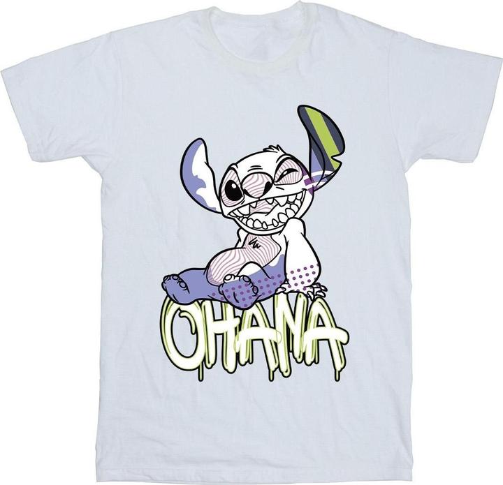 Disney Lilo And Stitch Ohana Graffiti TShirt