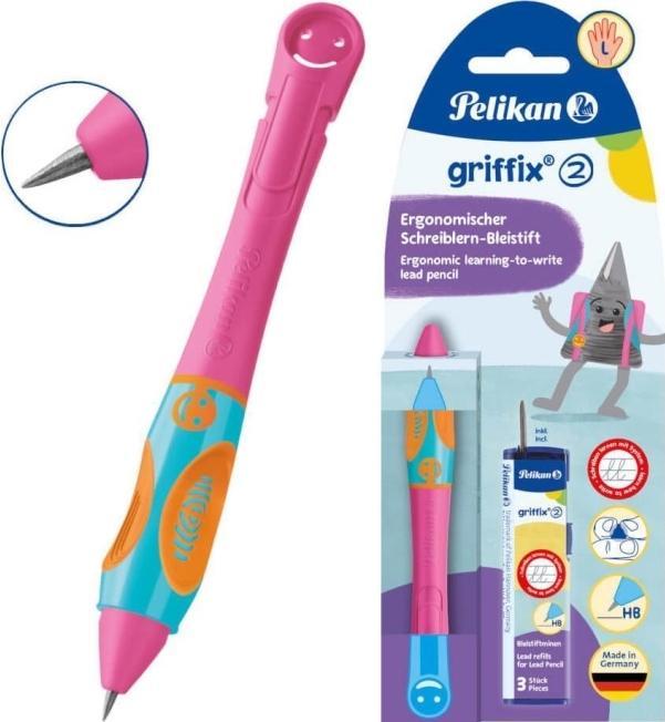 Produktbild Pelikan griffix Schreiblernbleistift Lovely Pink (24 mm, HB, 1 x)