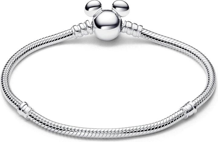 Immagine prodotto Pandora Bracciale a maglie di serpente Disney Mickey Mouse Clasp Moments (16 cm, Argento 925)