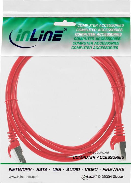 Produktbild InLine Patchkabel (SF/UTP, CAT5e, 2 m)