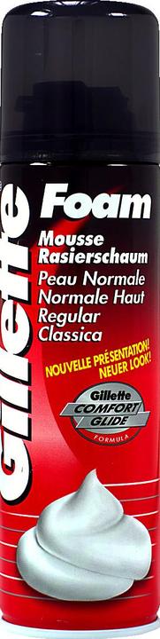 Actual product image Gillette Basic foam for normal skin (200 ml, Shaving gel)