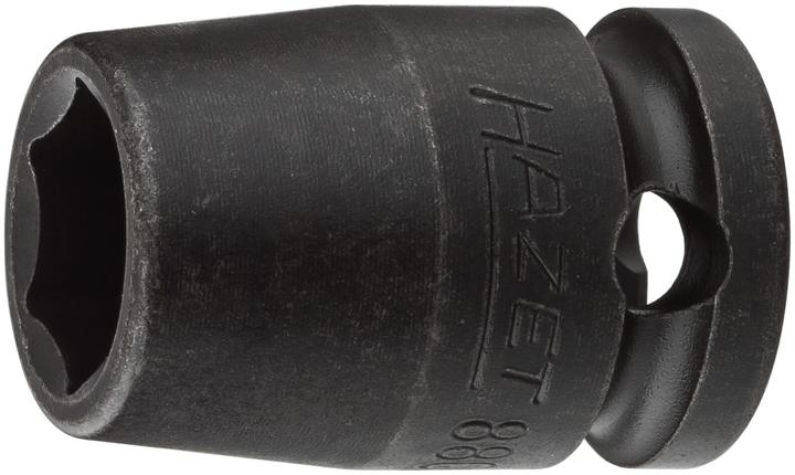 HAZET Impact socket ∙ hexagon 880S-11 ∙ Square, hollow 10 mm (3/8 inch) ∙ Outside hexagon traction … (11 mm)