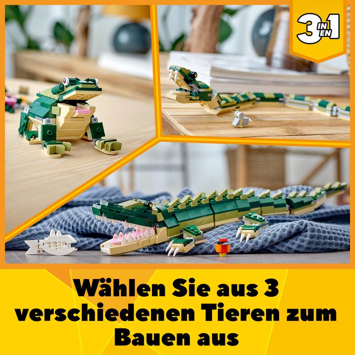 Actual product image LEGO Creator 31121 Crocodile (31121, LEGO Creator 3-in-1)