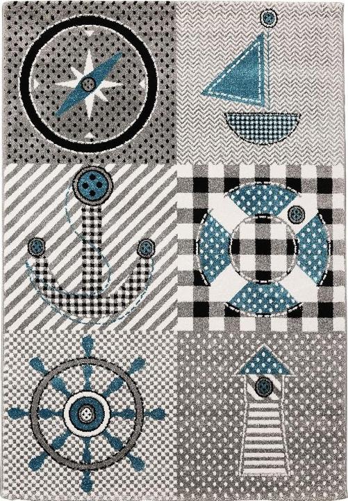 Produktbild Paco Home Piraten-Leuchtturm-Anker-Kompass-Design (120 x 170 cm)