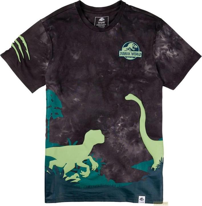 Actual product image Loungefly Jurassic World by Tee T-Shirt Unisex Dinos Size XL (XL)