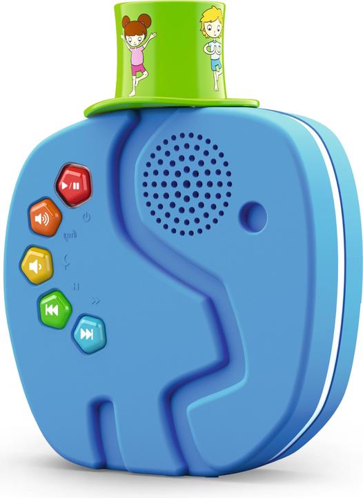 Immagine prodotto TechniSat TECHNIFANT - Lettore audio e altoparlante Bluetooth per bambini (inclusa la luce notturna, con MP3 (Eau de toilette, 100 ml)