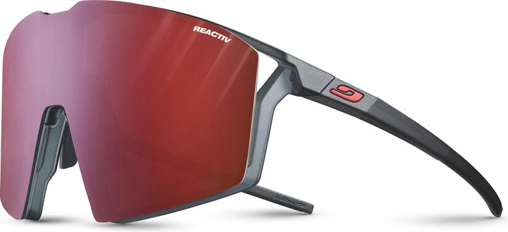 Julbo Edge (Schwarz durchscheinend-blau, Rot)