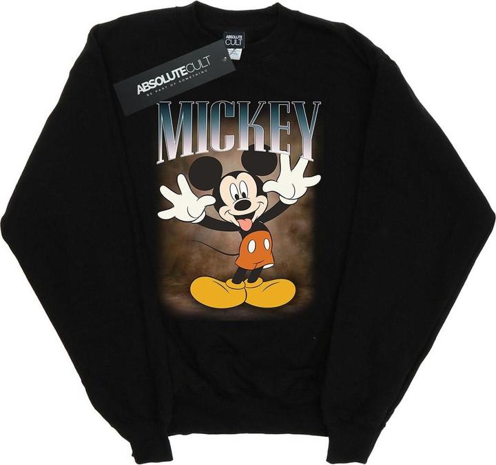 Disney Mickey Mouse Tongue Montage Sweatshirt (L)