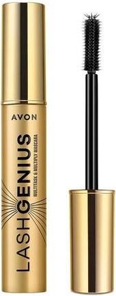 Actual product image Avon Lash Genius Multitask & Multiply Mascara Blackest Black with Smart Control Brush and Quick-Glid (Blackest Black)