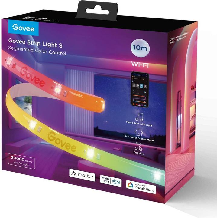 Actual product image Govee Stripe Light S (RGB, 1000 cm, Indoor)