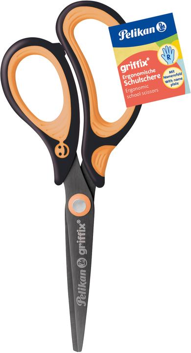 Pelikan griffix Schulschere, spitz, Neon Black (15 cm)