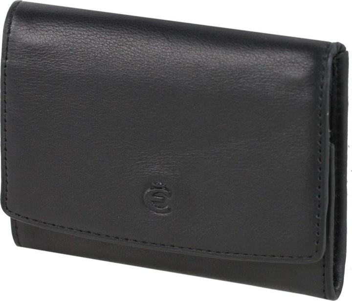 Esquire Logo Geldbörse I Leder 10 cm