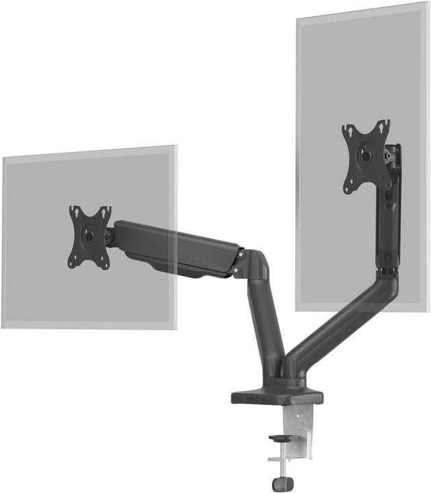 Produktbild Goobay Doppel-Monitorhalterung mit Gasdruckfeder (Tisch, 32")