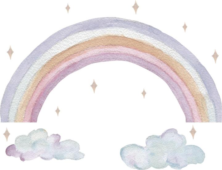 That's mine Wandtatoo Feenregenbogen