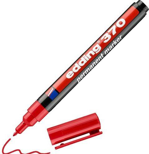 Produktbild Edding Permanentmarker 370 1mm rot (Rot, 1 mm, 1 x)