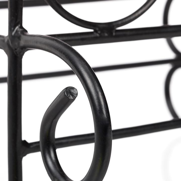 Actual product image Relaxdays Designer Wine Rack for 12 Bottles (46 x 37 x 64 cm, 12 Fl.)