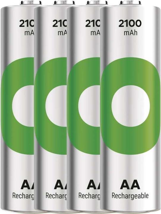 Actual product image GP Batteries GP ReCyko Everyday Battery Charger, B441 (USB), incl. 4 x AA 2100 mAh Batteries (4 pcs., AA, 2100 mAh, Battery + charger)