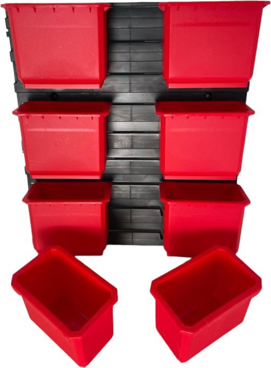 Actual product image Tool Brothers Toolbrothers RHINO Container Set No. 2 Workshop wall 39 x 35 cm with 8 containers for RHINO cases