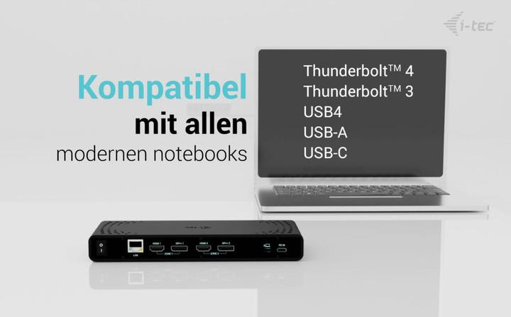 Productafbeelding i-tec Universele dubbele 4K (USB-C, 11 Havens)