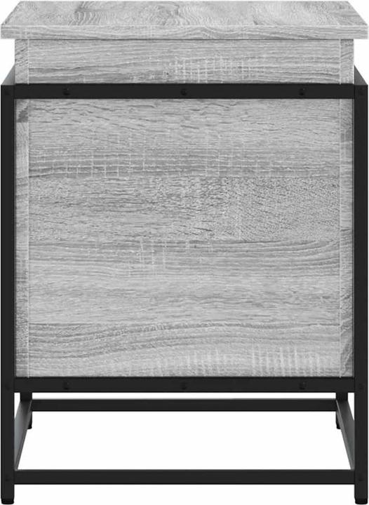 Actual product image VidaXL Storage box lid toy box cushion box cushion box grey Sonoma (123 l)