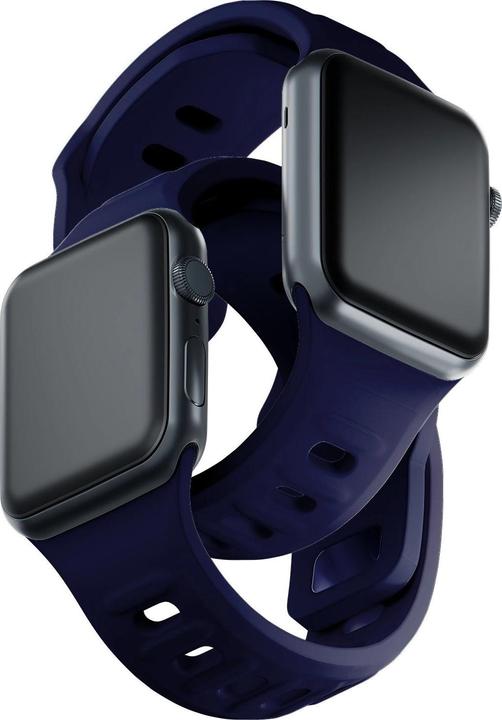 Produktbild 3MK Silicone Watch Strap granatowy/ocean blue dla Apple Watch 42/44/45/49mm (Silikon, Edelstahl)