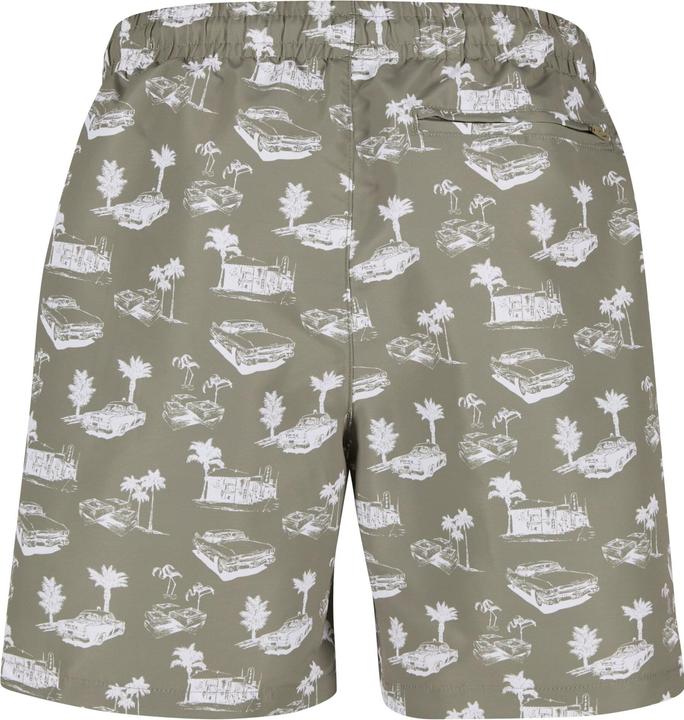 Actual product image Urban Classics Pattern Swim Shorts - 4984 (XXL)