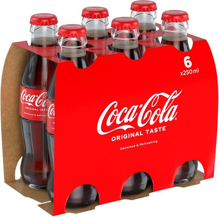 Produktbild Coca Cola Coca-Cola (6 x 25 cl)