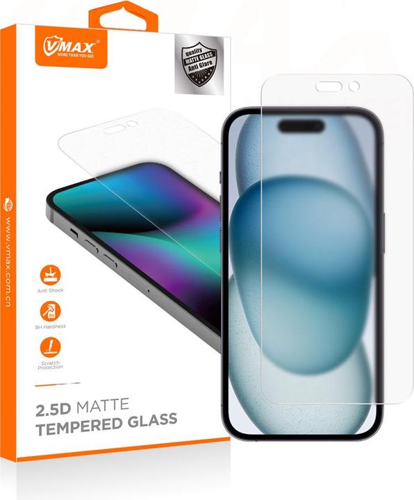 Actual product image Vmax tempered glass 0.33mm clear glass for iPhone X / XS / 11 Pro matte (1 Piece, Apple iPhone XS, Apple iPhone X)