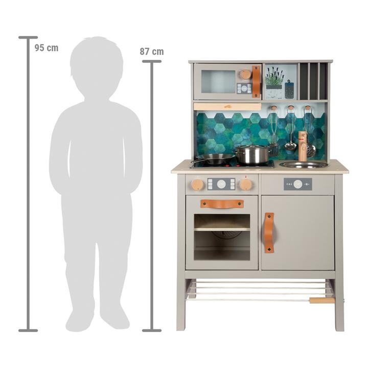 Actual product image small foot Play Kitchen "tasty" grey
