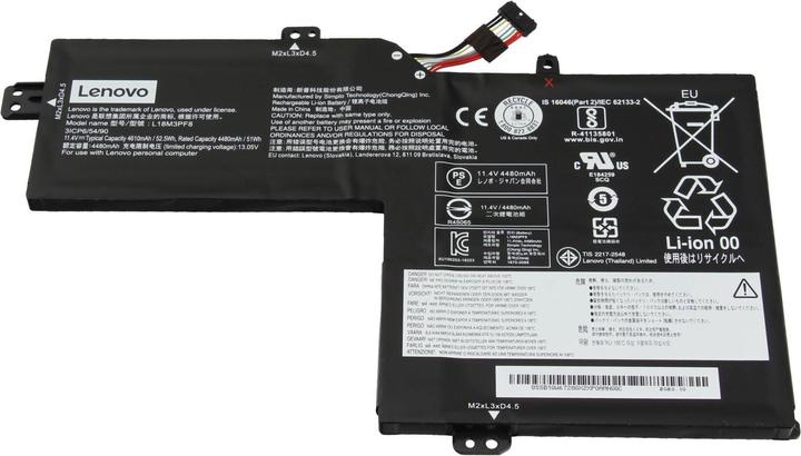 Actual product image Lenovo L18M3PF8 (3 Cells, 4610 mAh)