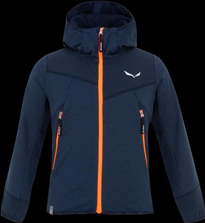 Immagine prodotto Salewa Agner Melange Polarlite Giacca con cappuccio per bambini con zip intera (116)