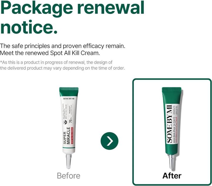Energy Label Some By Mi AHA.BHA.PHA 4Days Super Miracle Spot All Kill Cream (30 ml, 24h cream)