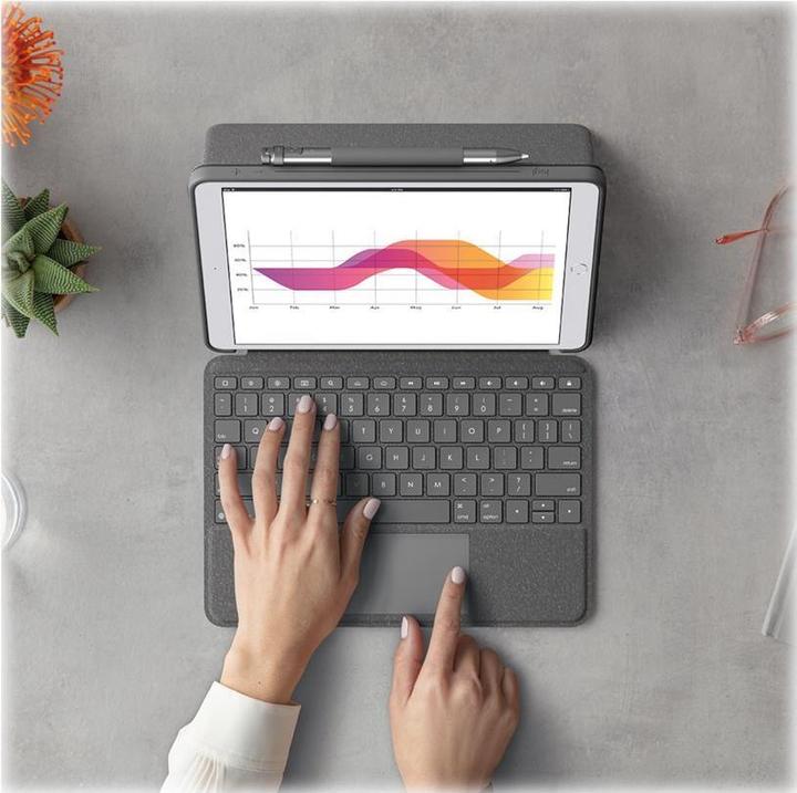 Immagine prodotto Logitech Combo Touch Per Ipad (10a Generazione) (Ing. Int., iPad 2022 (10a generazione))