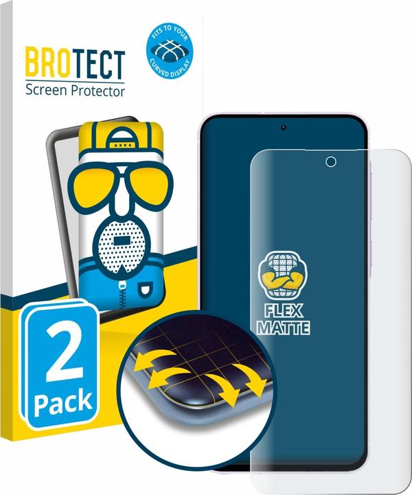 Actual product image BROTECT Full-Screen Protector Matte (2 Piece, Samsung Galaxy A56)